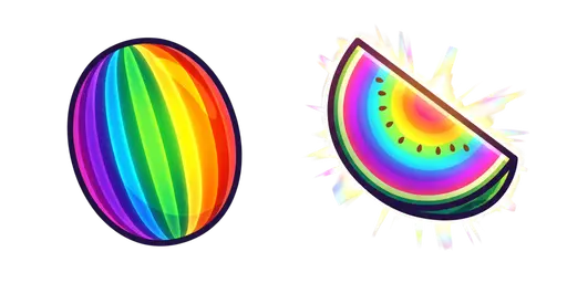 Roblox Rainbow Watermelon Harvest Cursor — Roblox Grow a Garden Cursor Pack