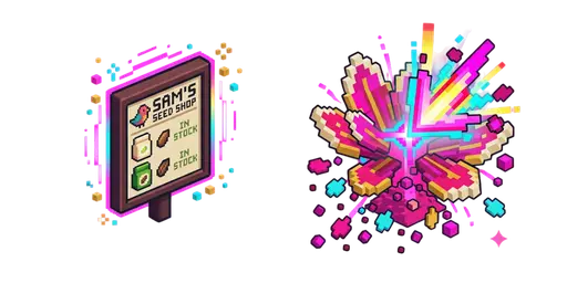Roblox Kitsune & Stolen Seed Cursor — Roblox Grow a Garden Cursor Pack