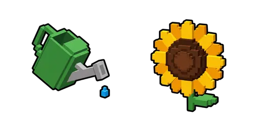 Roblox Watering Can & Sunflower Cursor — Roblox Grow a Garden Cursor Pack