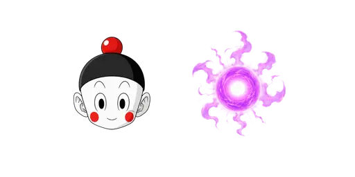 Dragon Ball Chiaotzu & Psychic Power Cursor — Dragon Ball Cursors Pack