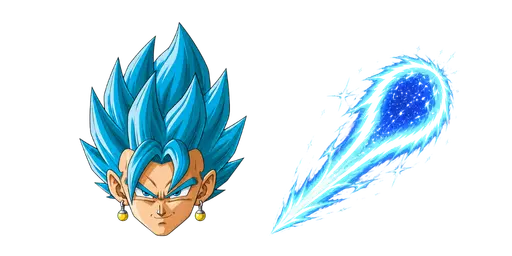Dragon Ball Gogeta Blue Cursor — Dragon Ball Cursors Pack