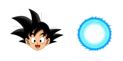 Dragon Ball Goten & Energy Ball Cursor — Dragon Ball Cursors Pack