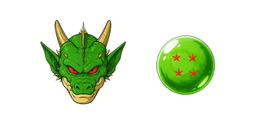 Dragon Ball Porunga & Namek Dragon Ball Cursor — Dragon Ball Cursors Pack
