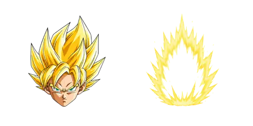 Dragon Ball Super Saiyan Goku Cursor — Dragon Ball Cursors Pack