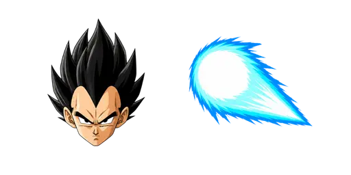 Dragon Ball Vegeta & Energy Blast Cursor — Dragon Ball Cursors Pack