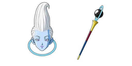 Dragon Ball Whis & Staff Cursor — Dragon Ball Cursors Pack
