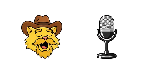 Tom And Jerry - Uncle Pecos & Vintage Microphone Cursor — Tom And Jerry Cursors Pack