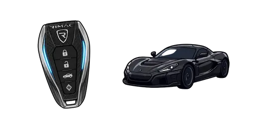 Super Cars - Rimac Nevera Cursor — Super Cars Cursors Pack