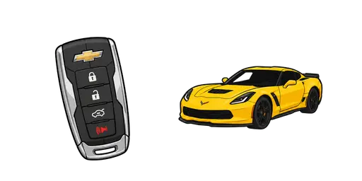 Super Cars - Chevrolet Corvette Z06 Cursor — Super Cars Cursors Pack