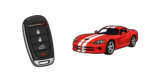 Super Cars - Dodge Viper Cursor — Super Cars Cursors Pack