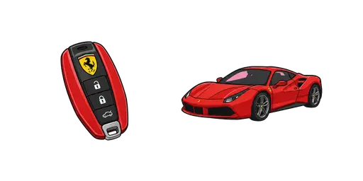 Super Cars - Ferrari 488 GTB Cursor — Super Cars Cursors Pack