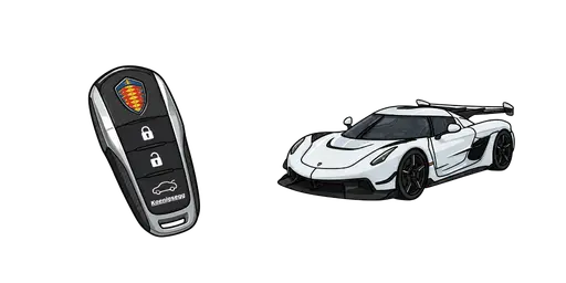 Super Cars - Koenigsegg Jesko Cursor — Super Cars Cursors Pack