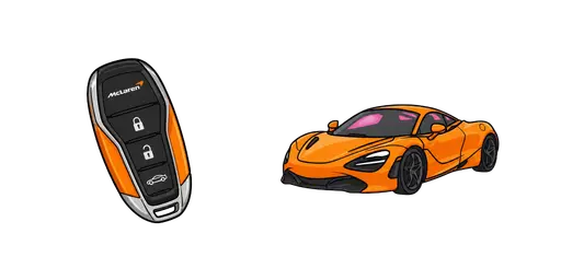 Super Cars - McLaren 720S Cursor — Super Cars Cursors Pack