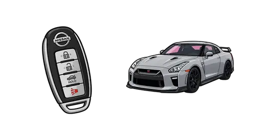 Super Cars - Nissan GT-R R35 Cursor — Super Cars Cursors Pack