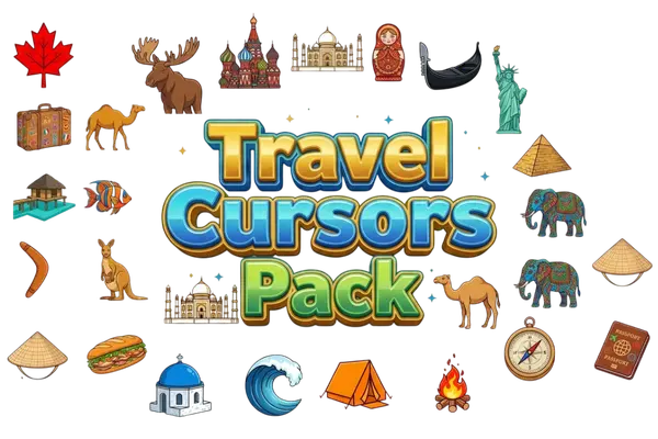 Travel Cursors Pack — Custom Cursor Collection
