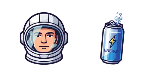 PUBG Astronaut Helmet & Energy Drink Cursor — Pubg Cursors Pack