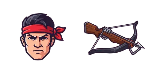 PUBG Bandana Rebel & Crossbow Cursor — Pubg Cursors Pack