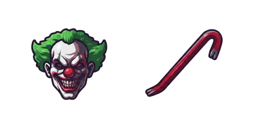 PUBG Clown Mask & Crowbar Cursor — Pubg Cursors Pack