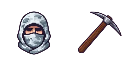 PUBG Snow Camo Hood & Ice Pick Cursor — Pubg Cursors Pack