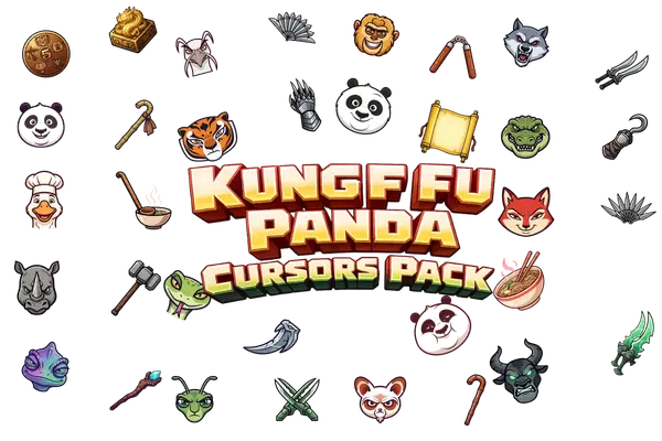 Kung Fu Panda Cursors Pack — Custom Cursor Collection