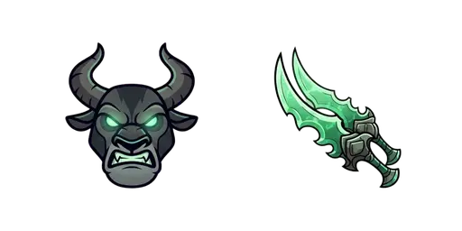 Kung Fu Panda Kai & Twin Jade Blades Cursor — Kung Fu Panda Cursors Pack