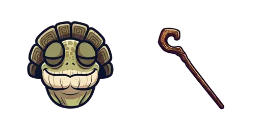 Kung Fu Panda Master Oogway & Staff of Wisdom Cursor — Kung Fu Panda Cursors Pack