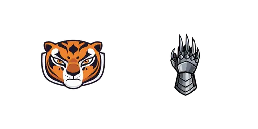 Kung Fu Panda Master Tigress & Iron Claw Gauntlets Cursor — Kung Fu Panda Cursors Pack