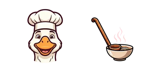 Kung Fu Panda Mr. Ping & Noodle Ladle Cursor — Kung Fu Panda Cursors Pack