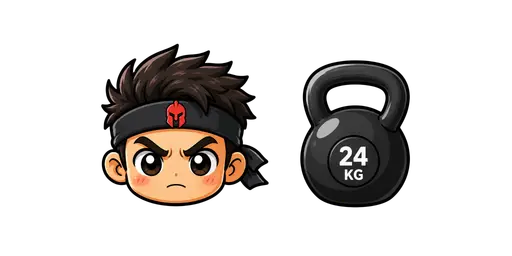 Fitness - Kawaii Gym Lifter & Olympic Barbell Cursor — Fitness Cursors Pack
