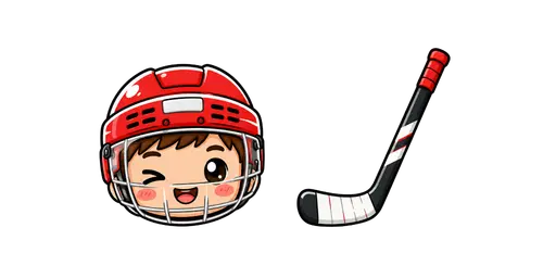 Hockey - Defenseman & Blocker Pad Cursor Cursor — Hockey Cursors Pack