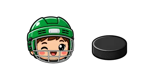 Hockey - Forward & Hockey Puck Cursor Cursor — Hockey Cursors Pack