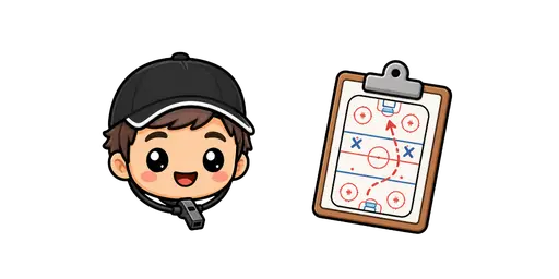 Hockey - Hockey Coach & Clipboard Cursor Cursor — Hockey Cursors Pack