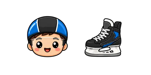 Hockey - Speed Skater & Ice Skate Cursor Cursor — Hockey Cursors Pack