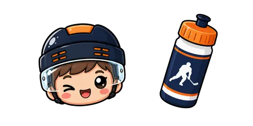 Hockey - Ice Warrior & Broken Stick Cursor Cursor — Hockey Cursors Pack