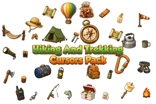 Hiking and Trekking Cursors Pack