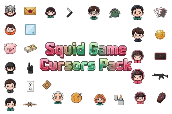 Squid Game Cursors Pack