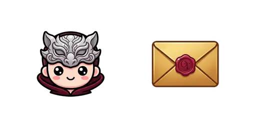 Squid Game - Kawaii VIP Guest & Golden Invitation Cursor — Squid Game Cursors Pack