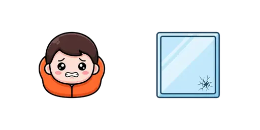Squid Game - Kawaii Glass Bridge Player & Glass Panel Cursor — Squid Game Cursors Pack