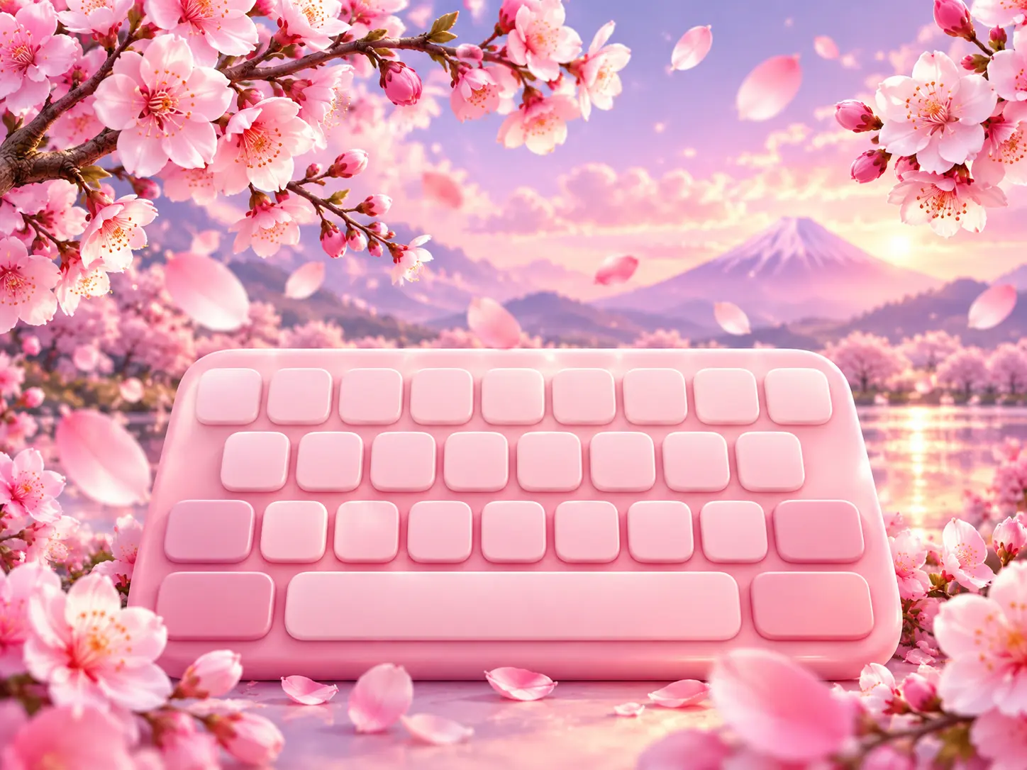 Sakura Bloom Keyboard Theme