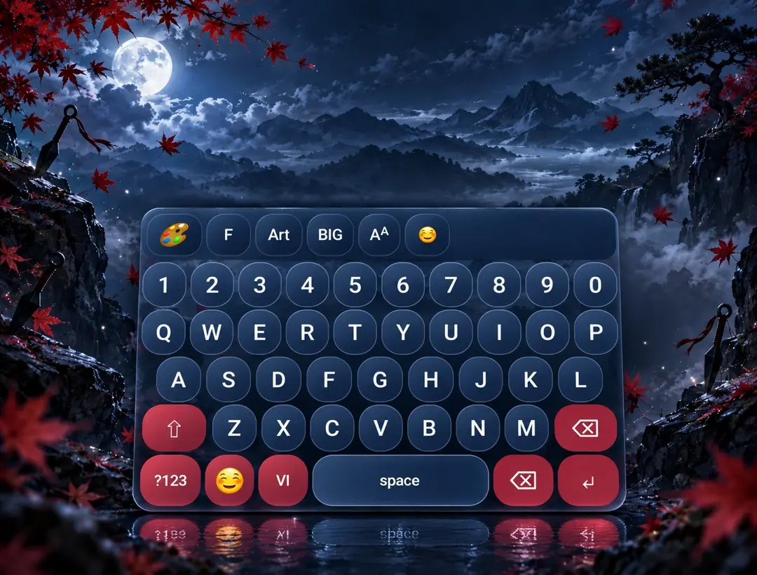 Moonlit Kunai Keyboard Theme |