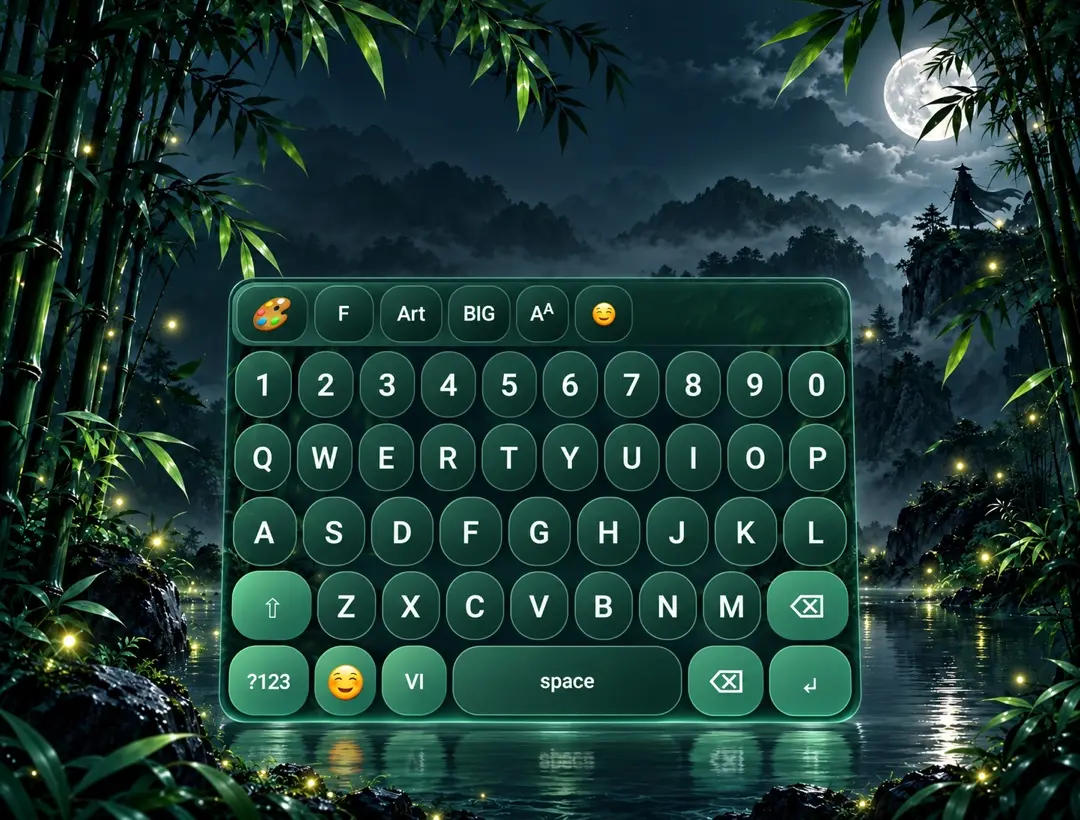 Emerald Guardian Keyboard Theme
