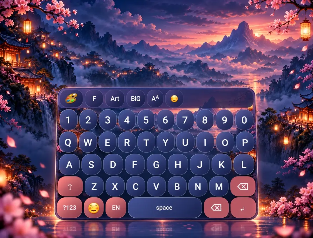 Lantern Peak Keyboard Theme