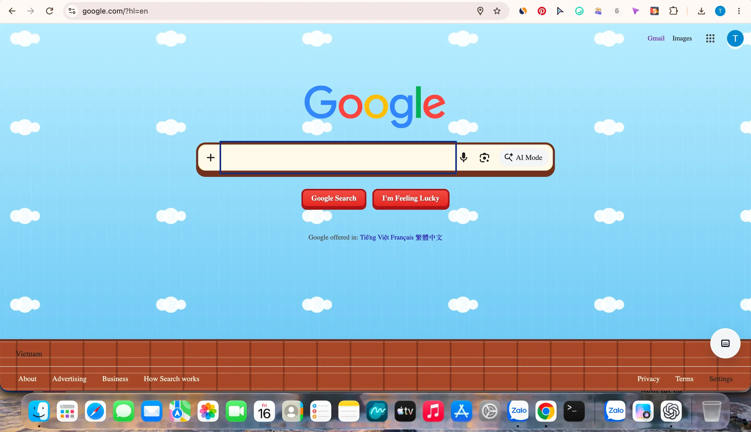 Google - Super Mario Pixel Adventure Theme